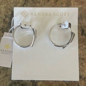Kendra Scott Lightning Bolt Huggie Hoop Earrings/NWT